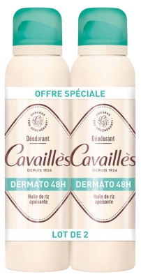 Rogé Cavaillès Deodorante Dermato Antiodore 48H Spray Lotto di 2 x 150 ml