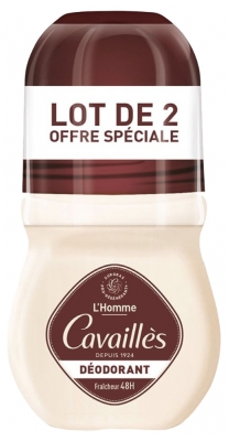 Rogé Cavaillès Uomo Deodorante Dermato Sensitive Skin 48H Roll-On Lotto di 2 x 50 ml
