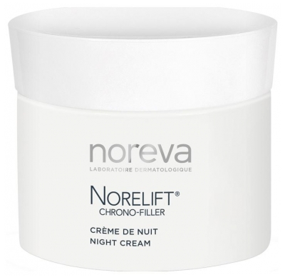 Noreva Norelift Chrono-Filler Crème de Nuit Anti-Rides Tenseur 50 ml (à utiliser de préférence avant fin 06/2023)