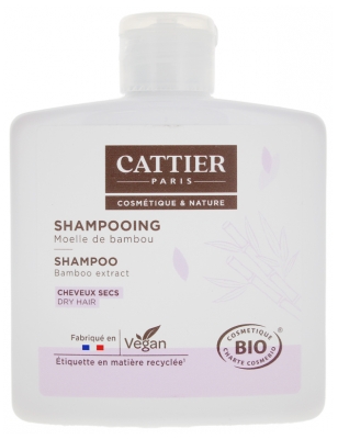 Cattier Shampoing Cheveux Secs Moelle de Bambou Bio 250 ml