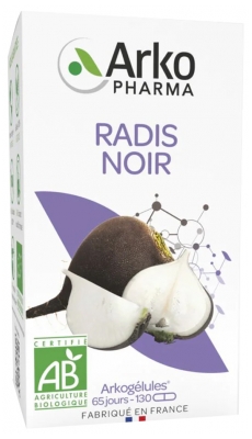 Arkopharma Arkogélules Rábano Negro Bio 130 Cápsulas
