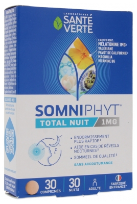 Santé Verte Somniphyt Total Night 30 Tablets