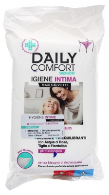 BioGenya Daily Comfort Senior Lingettes Hygiène Intime 60 Lingettes