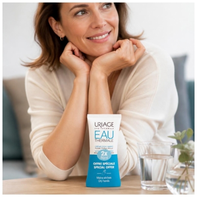 Uriage Water Hand Cream 2 x 50ml