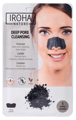 Iroha Nature Charcoal 5 Patches Nose