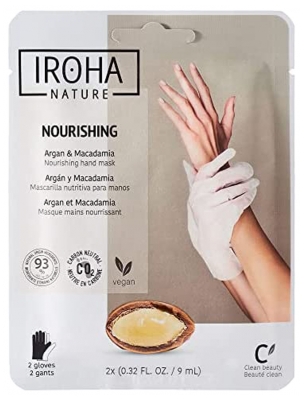 Iroha Nature Voedend Handmasker 2 x 9 ml