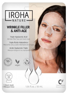 Iroha Nature Aufpolsternde Anti-Aging-Maske Gesicht und Hals 30 ml