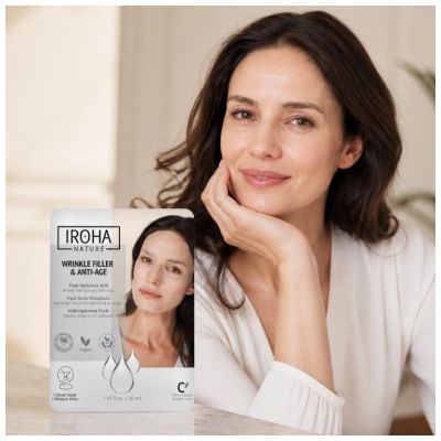 Iroha Nature Plumping Anti-Age Ansigts- og Halsmaske 30 ml