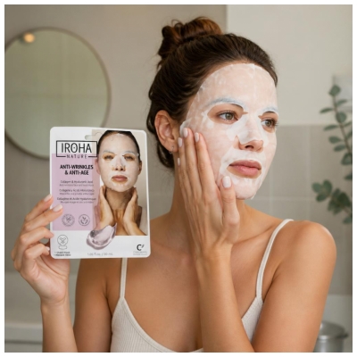 Iroha Nature Anti-Falten- und Anti-Aging-Maske Gesicht und Hals 30 ml