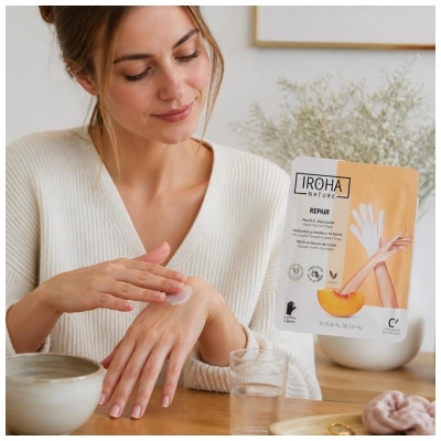 Iroha Nature Masque Mains Réparateur 2 x 9 ml