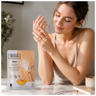 Iroha Nature Masque Mains Réparateur 2 x 9 ml
