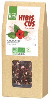 Esprit Bio Kwiaty Hibiskusa do Naparu Krążenie 100 g