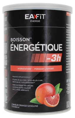 Eafit Énergie Boisson Énergétique -3h 500 g - Saveur : Orange Sanguine