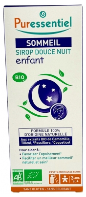 Puressentiel Sommeil Sirup Douce Nuit Enfant Bio 125 ml