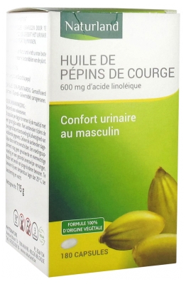 Naturland Aceite de Semillas de Calabaza 180 Cápsulas