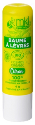 MKL Green Nature Lips Balm Organic 4g - Taste: Lemon