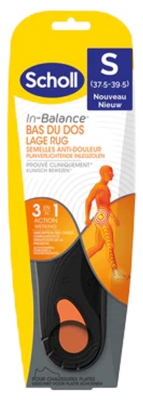 Scholl Palmilhas In-Balance Anti-Dor Lombar 1 Par