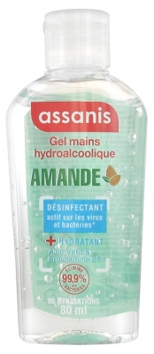 Assanis Gel Mains Hydroalcoolique 80 ml
