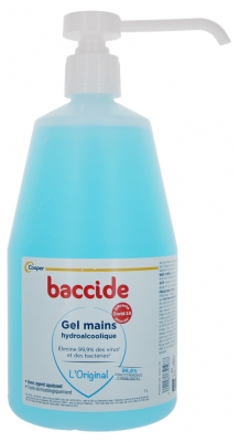 Baccide No-Rinse Hands Gel 1L