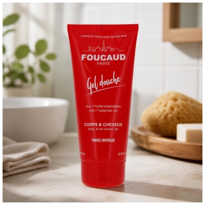 Foucaud Gel Douche Corps et Cheveux 200 ml
