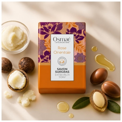 Osmaé Savon Surgras Rose Orientale 200 g