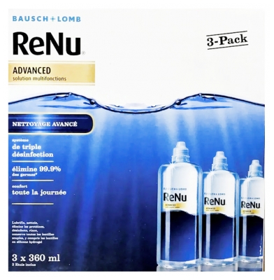 Bausch + Lomb ReNu Advanced Multifunctional Solution 3 x 360 ml