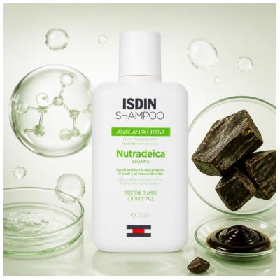 Isdin Nutradeica Anti-Fett-Schuppen Shampoo 200 ml