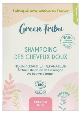 Green Tribu Shampoing des Cheveux Doux 85 g
