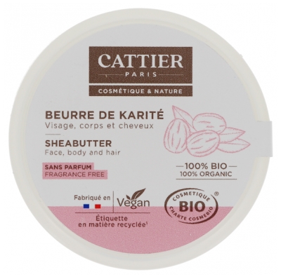 Cattier Beurre de Karité 100% Bio 20 g