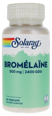 Solaray Bromelaiini 500 mg 60 Kasviskapselia