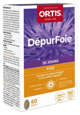 Ortis Foie DépurFoie 60 Comprimés