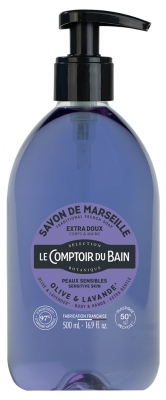 Le Comptoir du Bain Sapone Tradizionale di Marsiglia Oliva-lavanda 500 ml