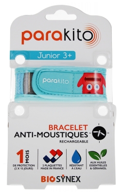 Parakito Bracelet Anti-Moustiques Rechargeable Junior - Modèle : Monstres