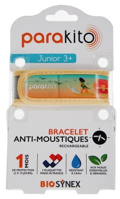 Parakito Bracelet Anti-Moustiques Rechargeable Junior - Modèle : Pirates
