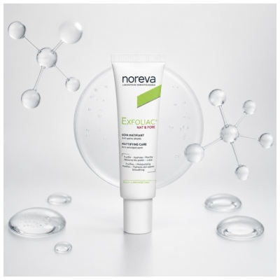 Noreva Exfoliac Mat & Pore Matterende Pleje 30 ml