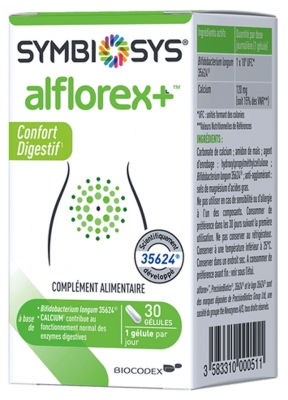 Biocodex Symbiosys Alflorex+ Confort Digestif 30 Gélules