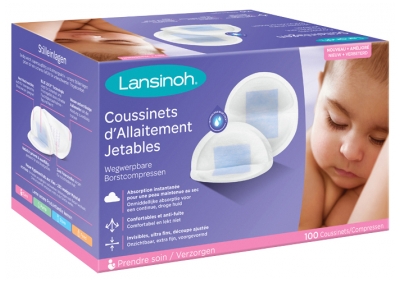 Lansinoh 100 Tampoane de Sutiene de Unică Folosință