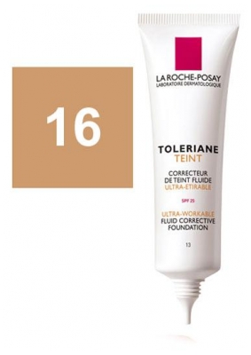 La Roche-Posay Tolériane Korrigierendes Make-Up Fluid 30 ml - Farbton: 16: Sun-kissed