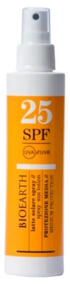Bioearth SPF25 purškiamas saulės losjonas 150 ml
