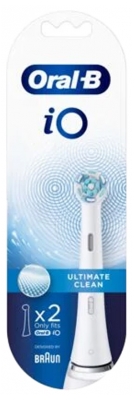 Oral-B IO Ultimate Clean 2 Brossettes - Couleur : Blanc