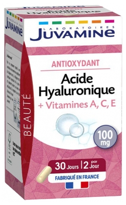 Juvamine Acid Hialuronic + Vitaminele A, C, E 30 Capsule