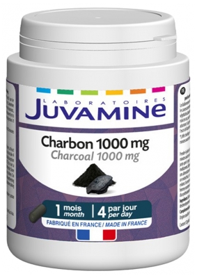 Juvamine Houtskool 1000 mg 120 Capsules