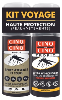 Cinq sur Cinq Anti-moustiques Kit Voyage Haute Protection