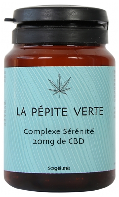 La Pépite Verte Serenity Complex 20 mg di CBD 60 Capsule