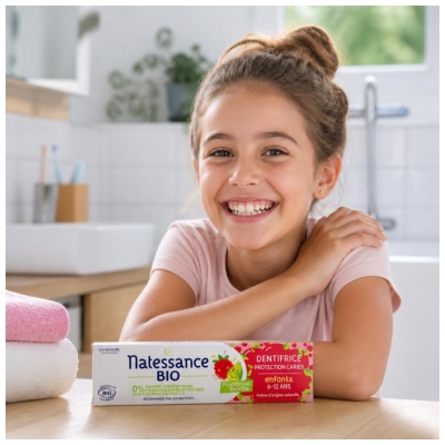 Natessance Dentifrice Protection Caries Enfants 6-12 ans Bio 75 ml