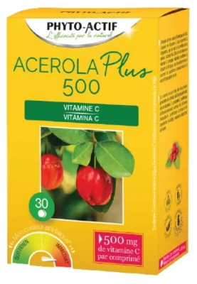 Phyto-Actif Acérola Plus 500 30 Comprimés