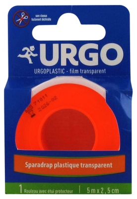 Urgo Urgoplastic Film Transparent Sparadrap 5 m x 2,5 cm