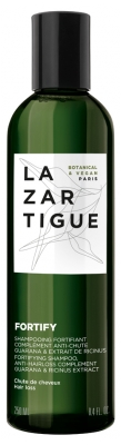 Lazartigue Fortify Stiprinamasis šampūnas, papildantis priemonė nuo plaukų slinkimo, 250 ml