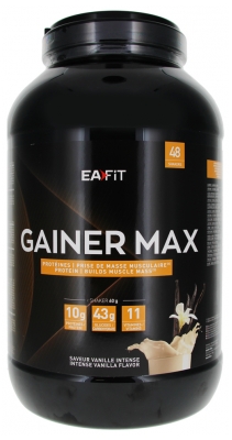 Eafit Construction Musculaire Gainer Max 2,9 kg - Parfum : Vanille Intense