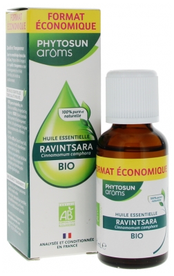Phytosun Arôms Huile Essentielle Ravintsara (Cinnamomum camphora) Bio 30 ml